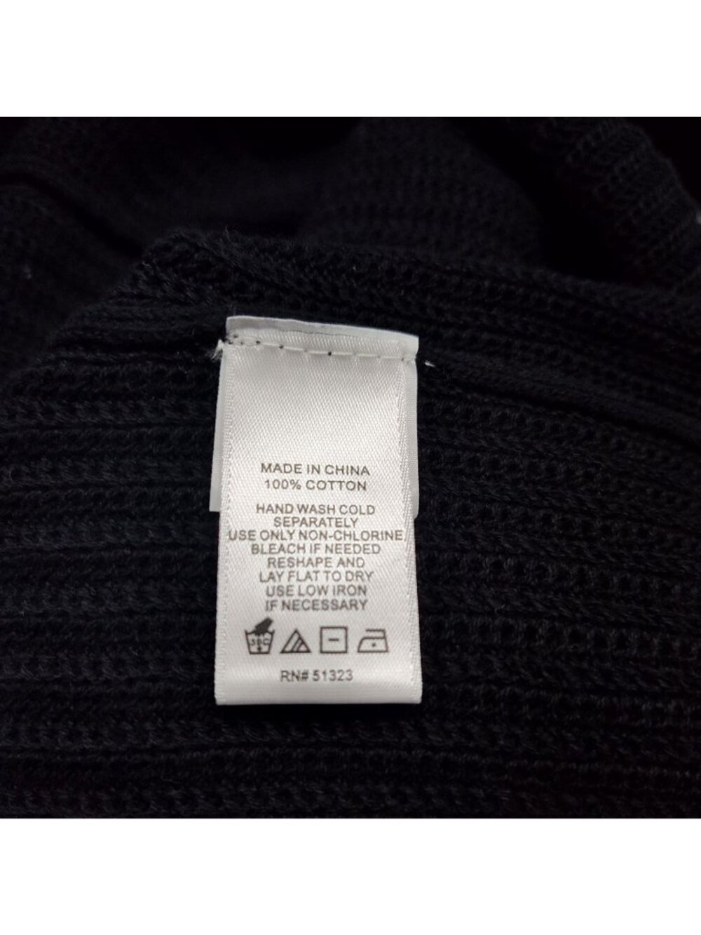 CeCe Black Pullover Knit Sweater Peter Pan Collar Long Sleeve Women Size S NEW - Picture 8 of 15